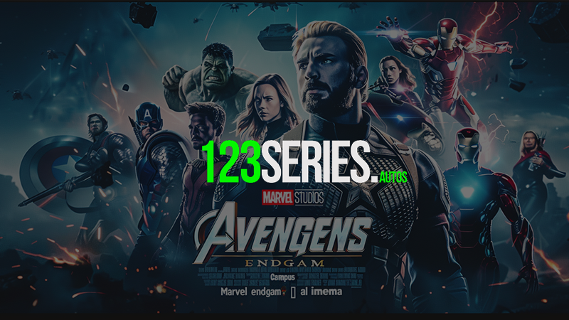 123Series homepage showing the vast library of HD movies and TV series.